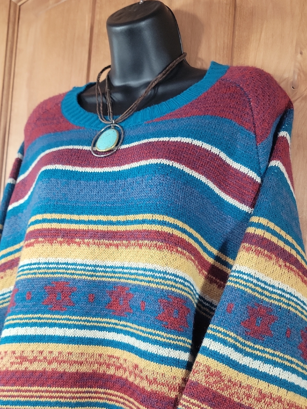 Cotton & Rye Sweater Poncho XL